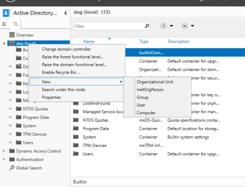 Installing Active Directory Part 2 – Dynamics 365 for Finance and Operations On-Premise at Home – 05