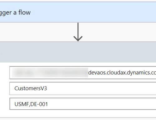 Using the LogicApps and Flow Connector for Dynamics 365 for Finance and Operations