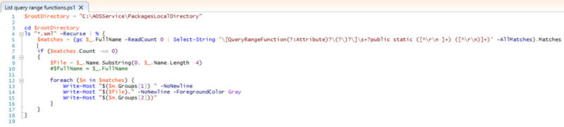 The Utility of Query Range Functions – Dynamics 365 for Finance ...
