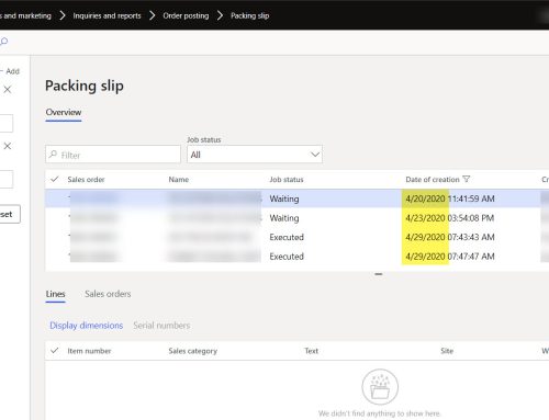 The Utility of Query Range Functions – Dynamics 365 for Finance Operations Supply Chain Management